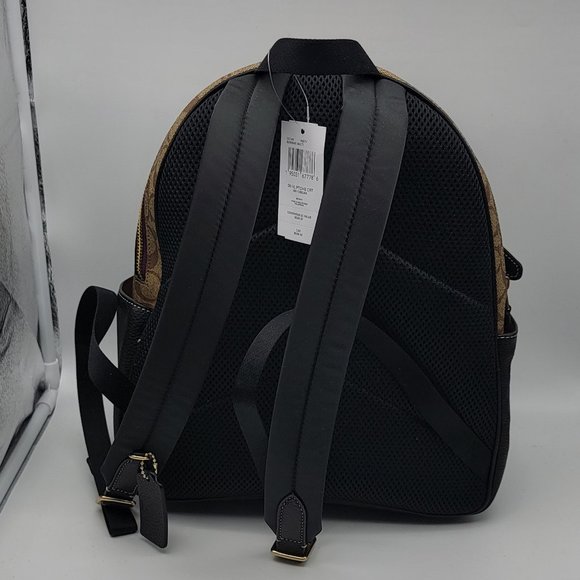 Coach x Disney Court Backpack in Signature Canvas with Patches CC148 main image 7